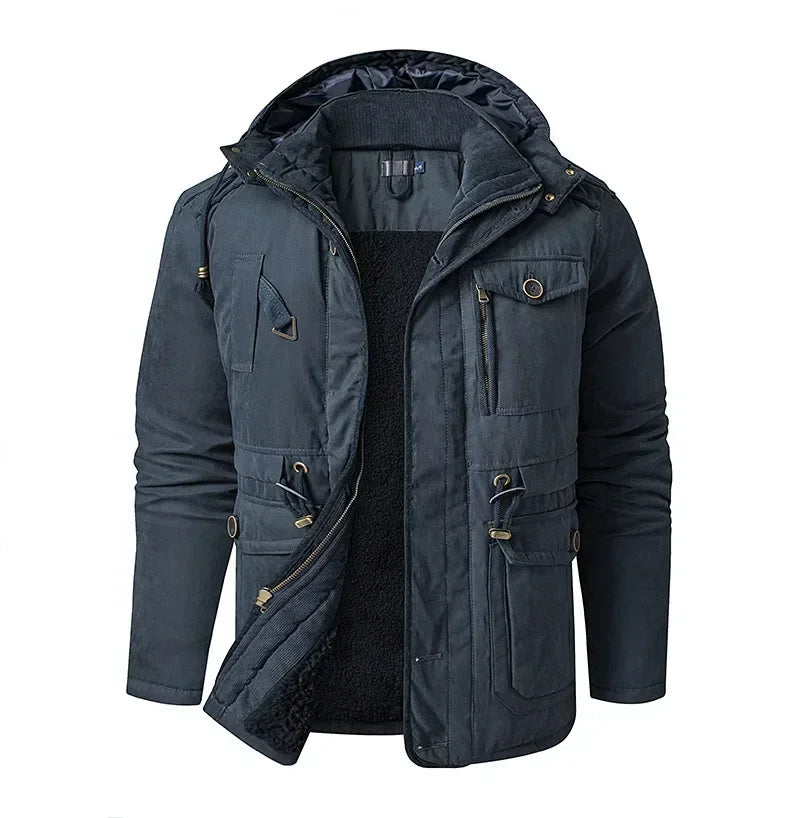 FrostCore™ – Warme Kapuzen-Winterjacke fur Herren