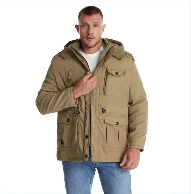 FrostCore™ – Warme Kapuzen-Winterjacke fur Herren