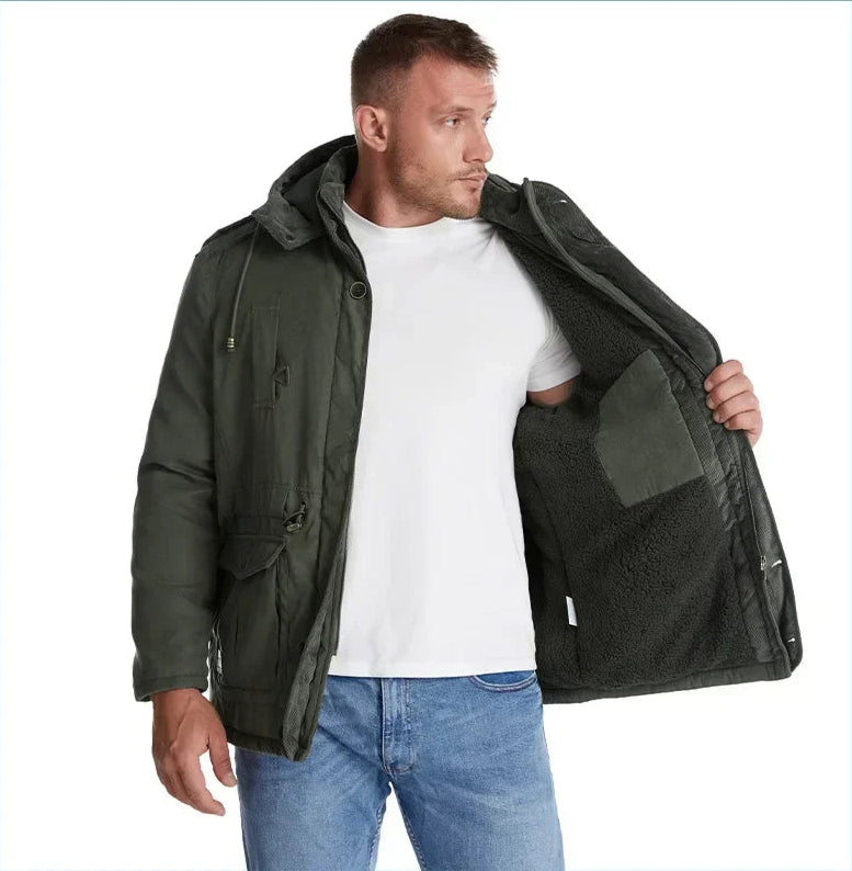 FrostCore™ – Warme Kapuzen-Winterjacke fur Herren