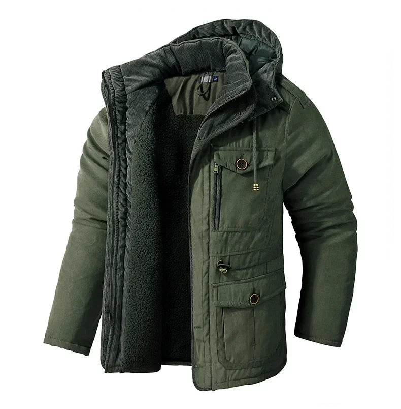 FrostCore™ – Warme Kapuzen-Winterjacke fur Herren