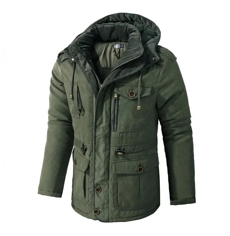 FrostCore™ – Warme Kapuzen-Winterjacke fur Herren