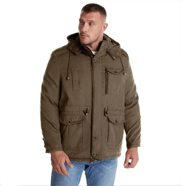 FrostCore™ – Warme Kapuzen-Winterjacke fur Herren