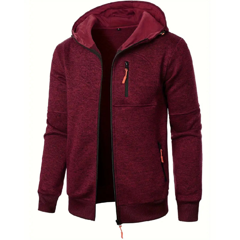 FrostHood™ – Warme Kapuzenjacke für Herren mit Plüschfutter
