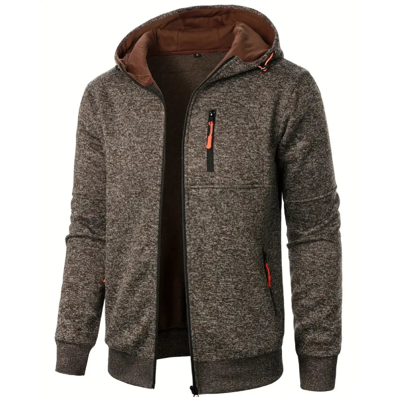 FrostHood™ – Warme Kapuzenjacke für Herren mit Plüschfutter