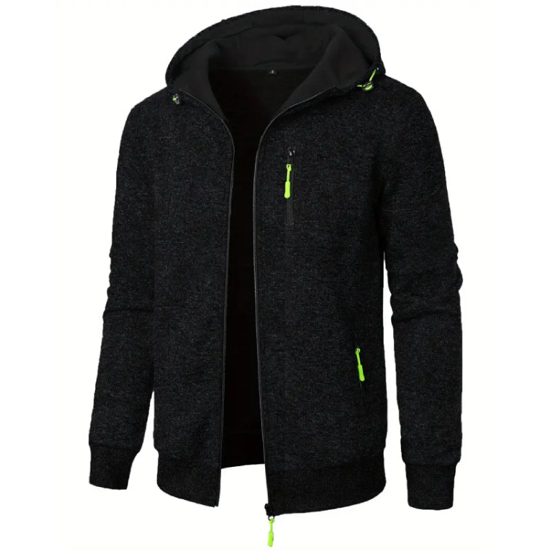 FrostHood™ – Warme Kapuzenjacke für Herren mit Plüschfutter