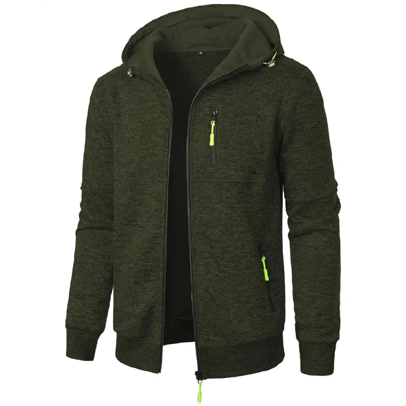 FrostHood™ – Warme Kapuzenjacke für Herren mit Plüschfutter