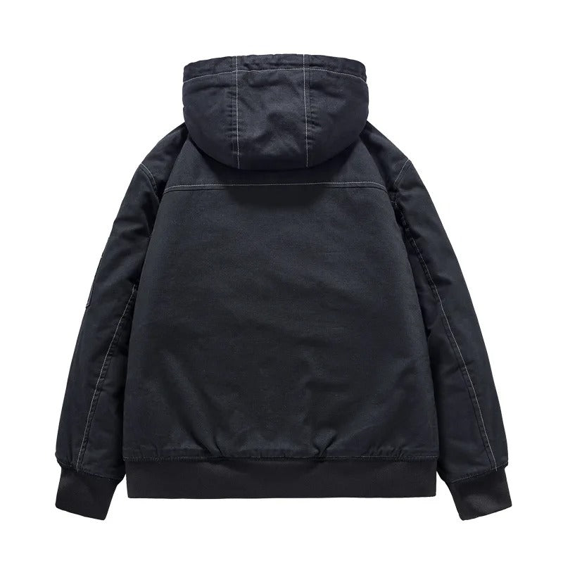 FrostPeak™ – Warme Kapuzen Winterjacke fur Herren