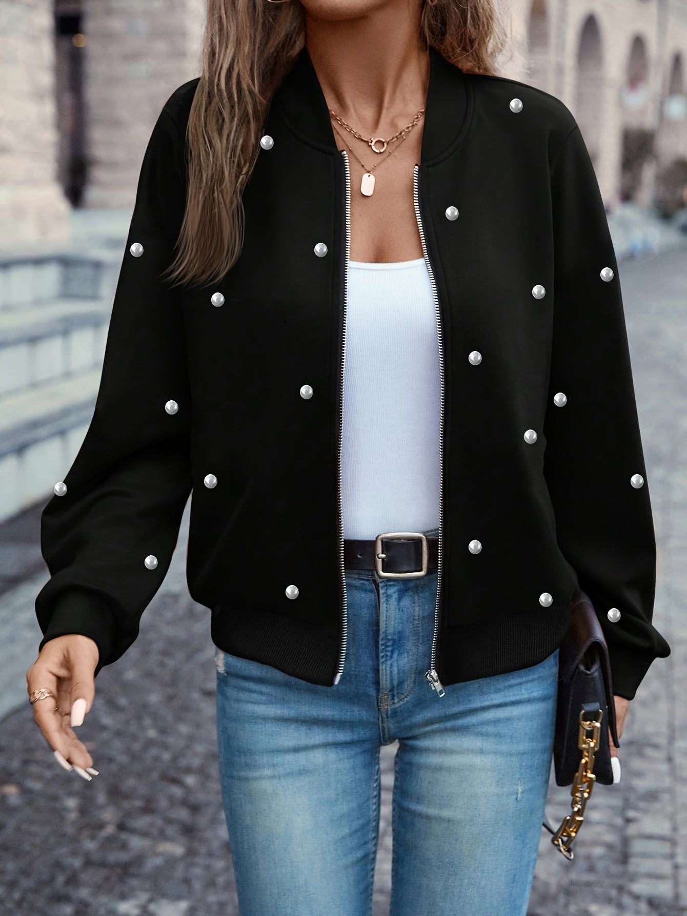 Frostella™ – Elegante Bomberjacke für Damen mit Leichtem Winterkomfort