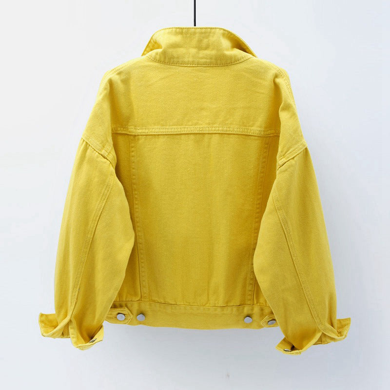 Elarova |  Gelbe Jeansjacke