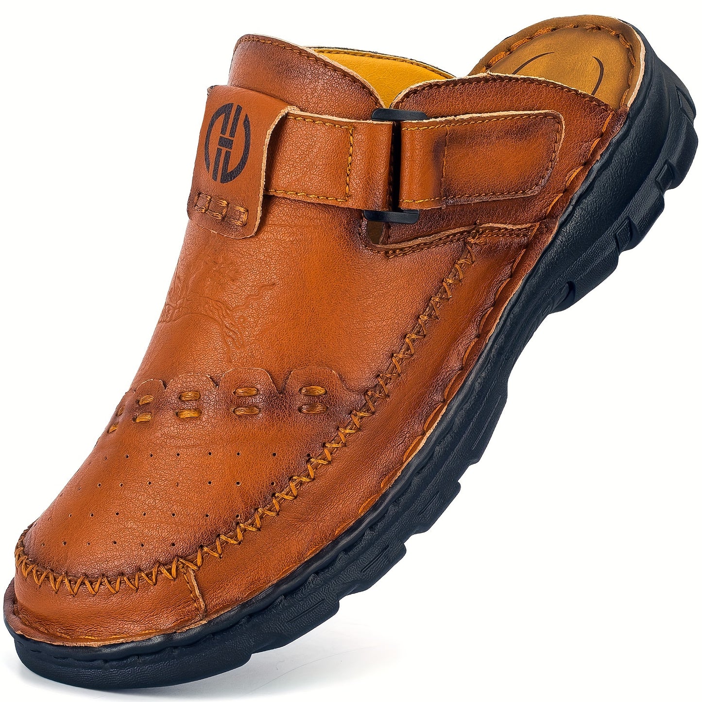 GentleStep™ – Herren Leder Sandalen mit Komfort Fußbett