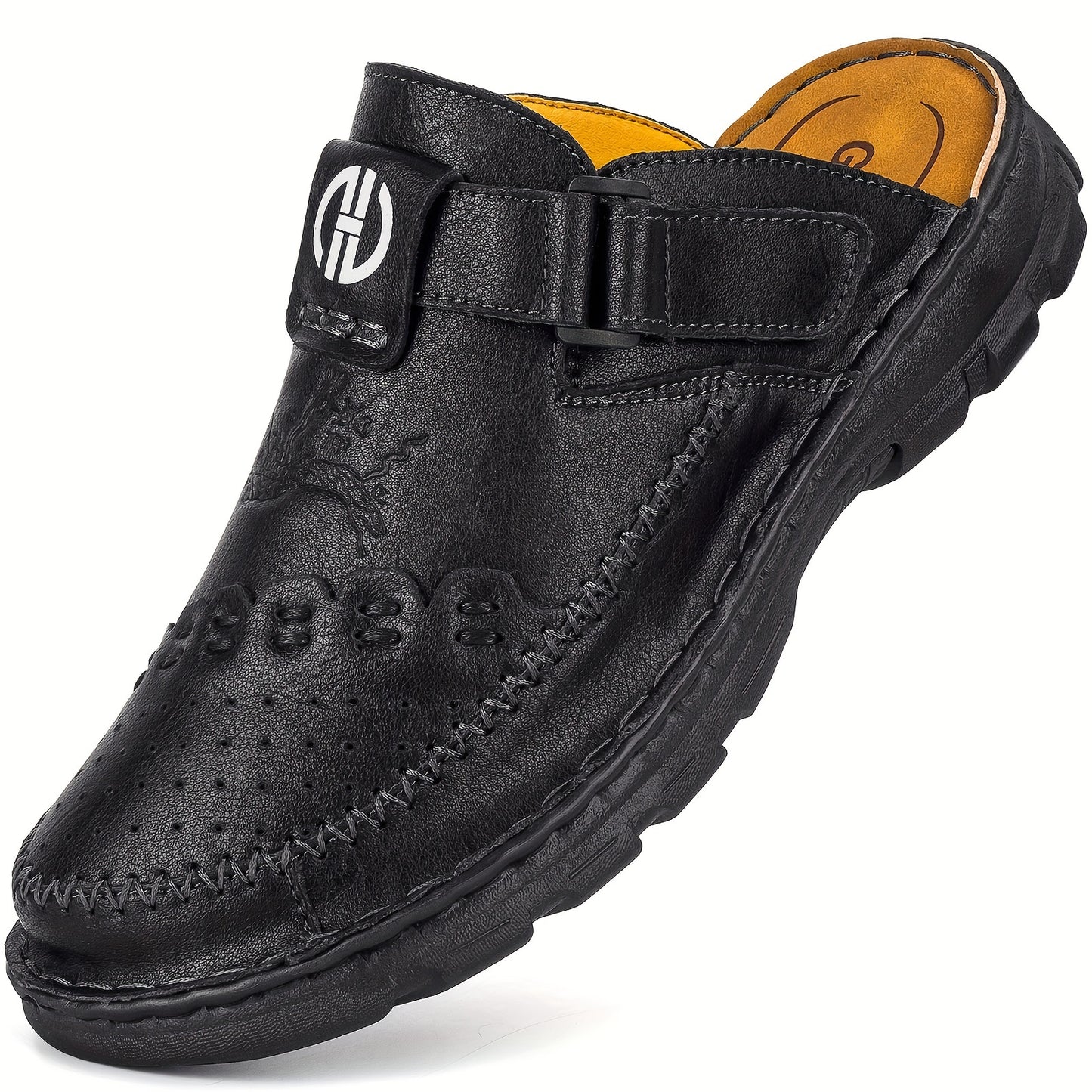 GentleStep™ – Herren Leder Sandalen mit Komfort Fußbett