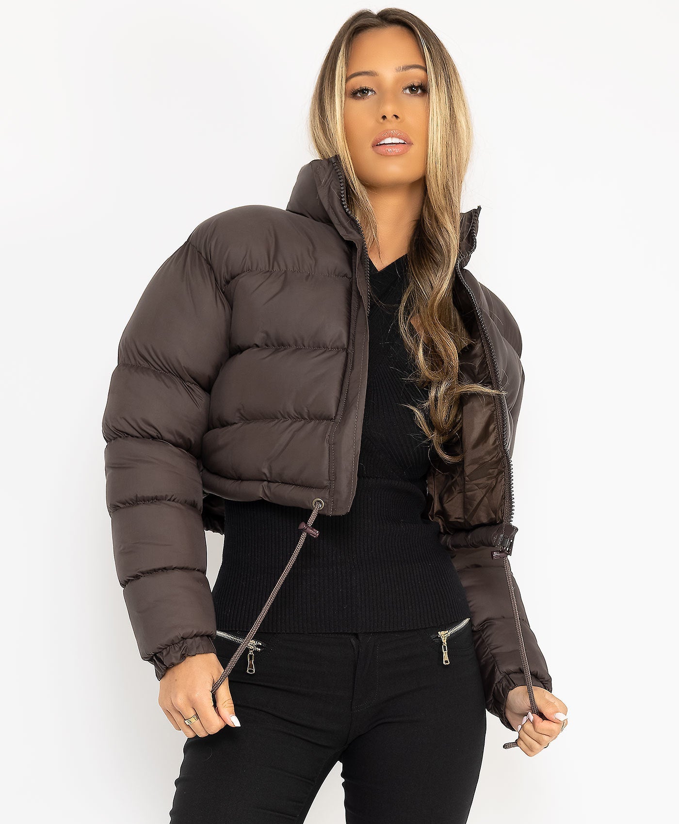 Elarova |  Gepolsterte schmale Jacke für Damen