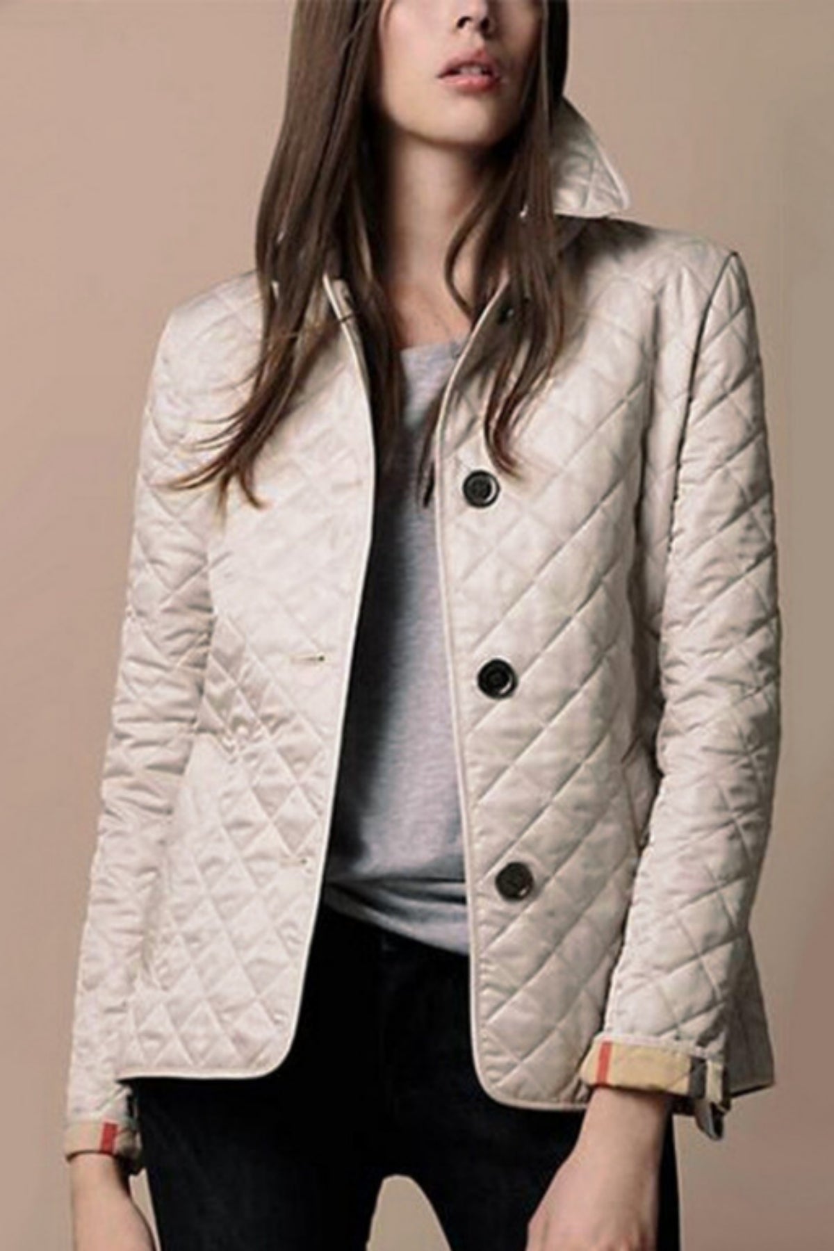 Elarova | Gesteppte Button Down Jacke für Damen
