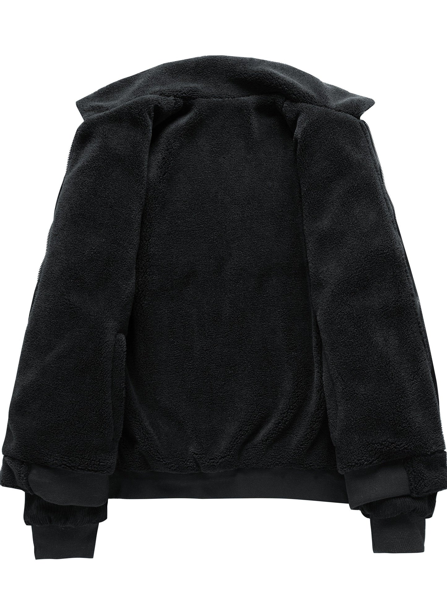Elarova | Gestreifte Cord-Fleecejacke für Herren