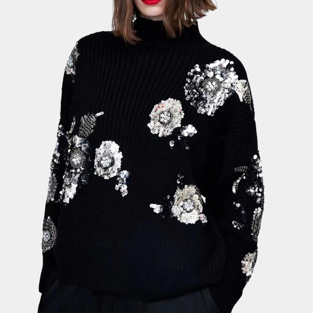 Glamouröser Paillettenpullover von LAINI für Damen