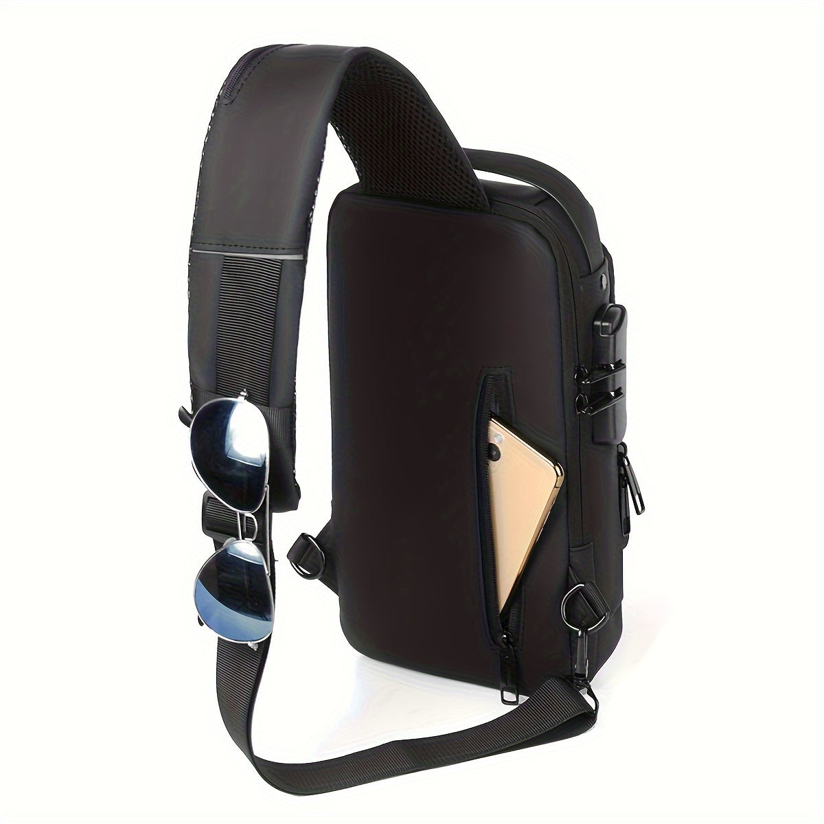 Guardio™ – Stilvolle Brusttasche mit Anti Diebstahl Schloss