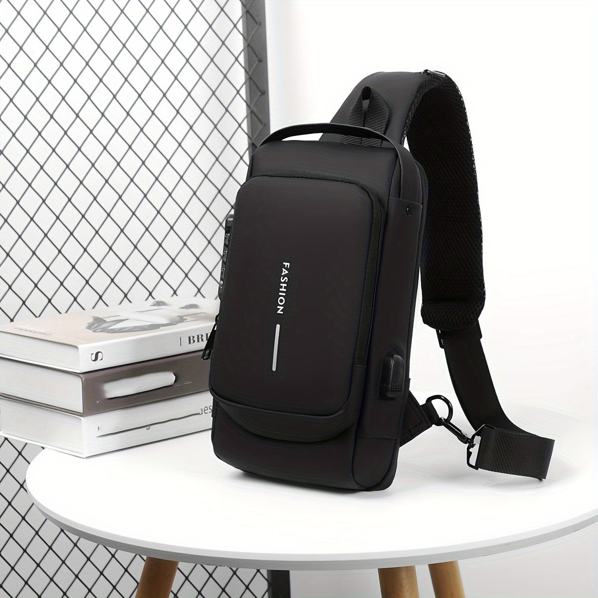 Guardio™ – Stilvolle Brusttasche mit Anti Diebstahl Schloss