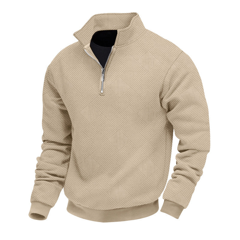 Halb-Zip Strickpullover für Herren