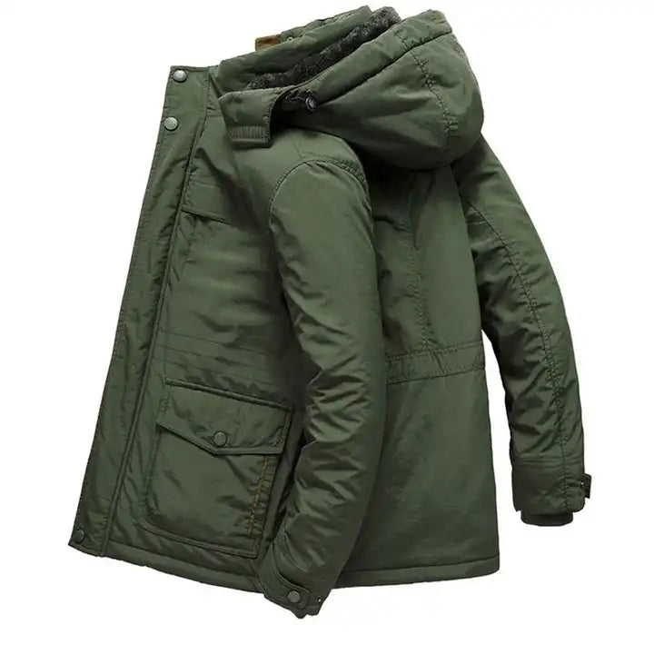 FrostGuard™ Herren Winterparkaa – Warm, Winddicht & Wasserdicht!