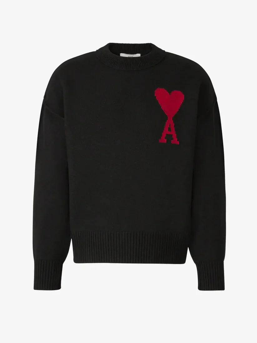 HeartLuxe™ – Exklusiver Unisex-Pullover mit Herzstickerei