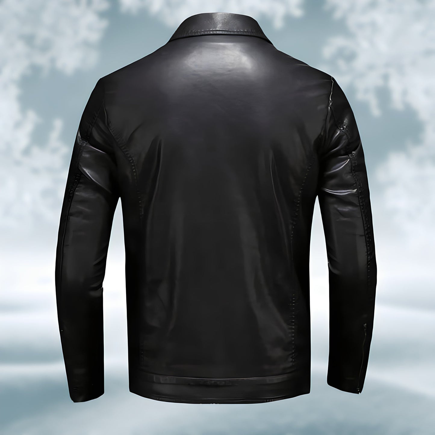 Stilvolle und Bequeme Schwarze jacke für Männer