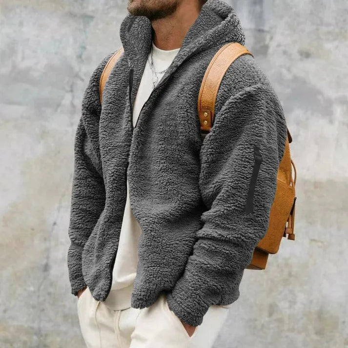 Elarova | Herren Kapuzen-Fleecejacke