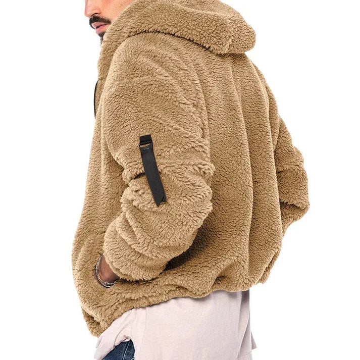 Elarova | Herren Kapuzen-Fleecejacke