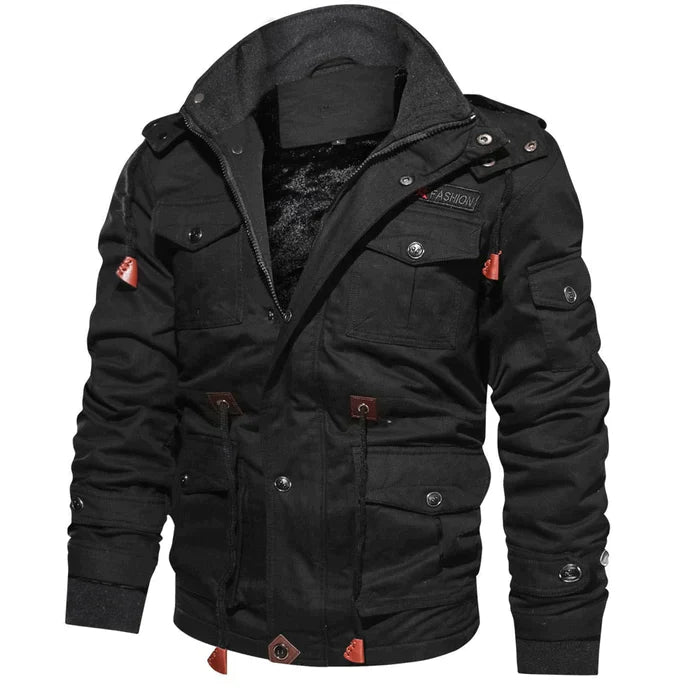 Elarova | Herren-Bomberjacke mit Fleece-Futter