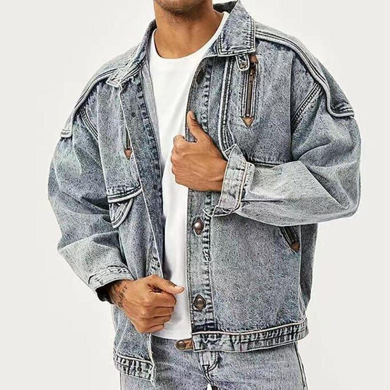 Herren Jeansjacke im modernen Stil - Leonard