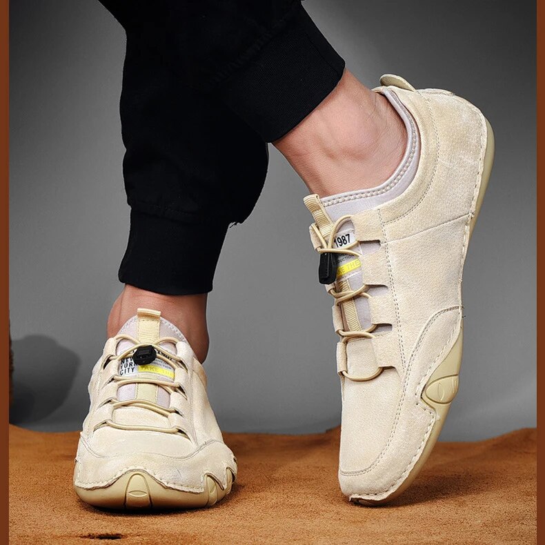 Herren-Loafer aus echtem Leder - Orthopädisch - Modell Harmen