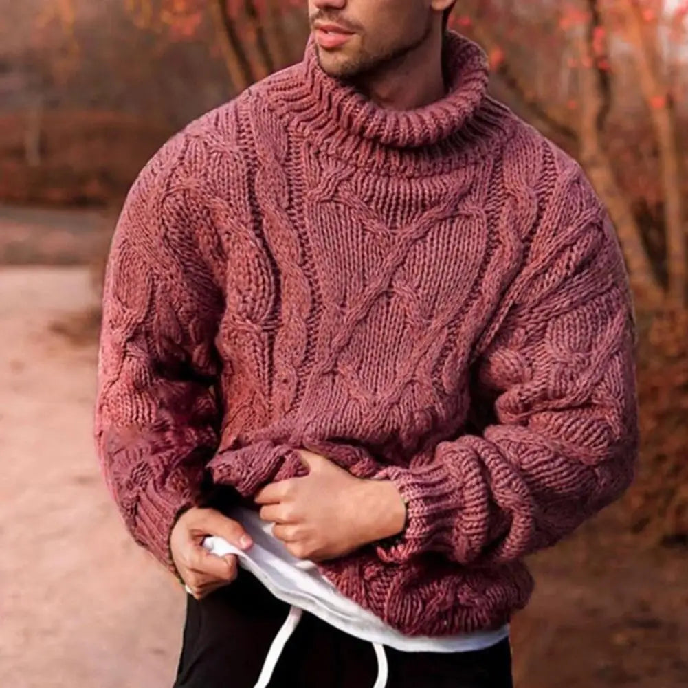 Herren-Strickpullover mit Zopfmuster - Jenson
