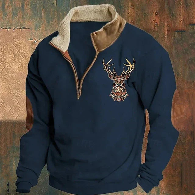 Herren Winterpullover aus Fleece - Hendrik