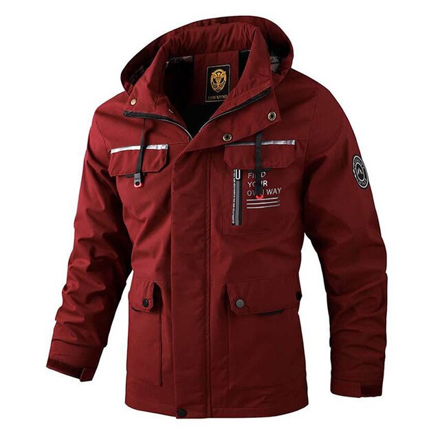 Elarova | Herren Casual Windbreaker Jacke