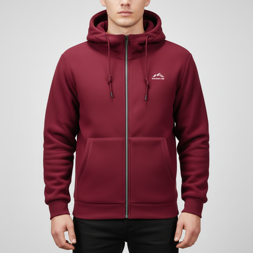 Herren Fleecejacke Warm Isoliert Florian