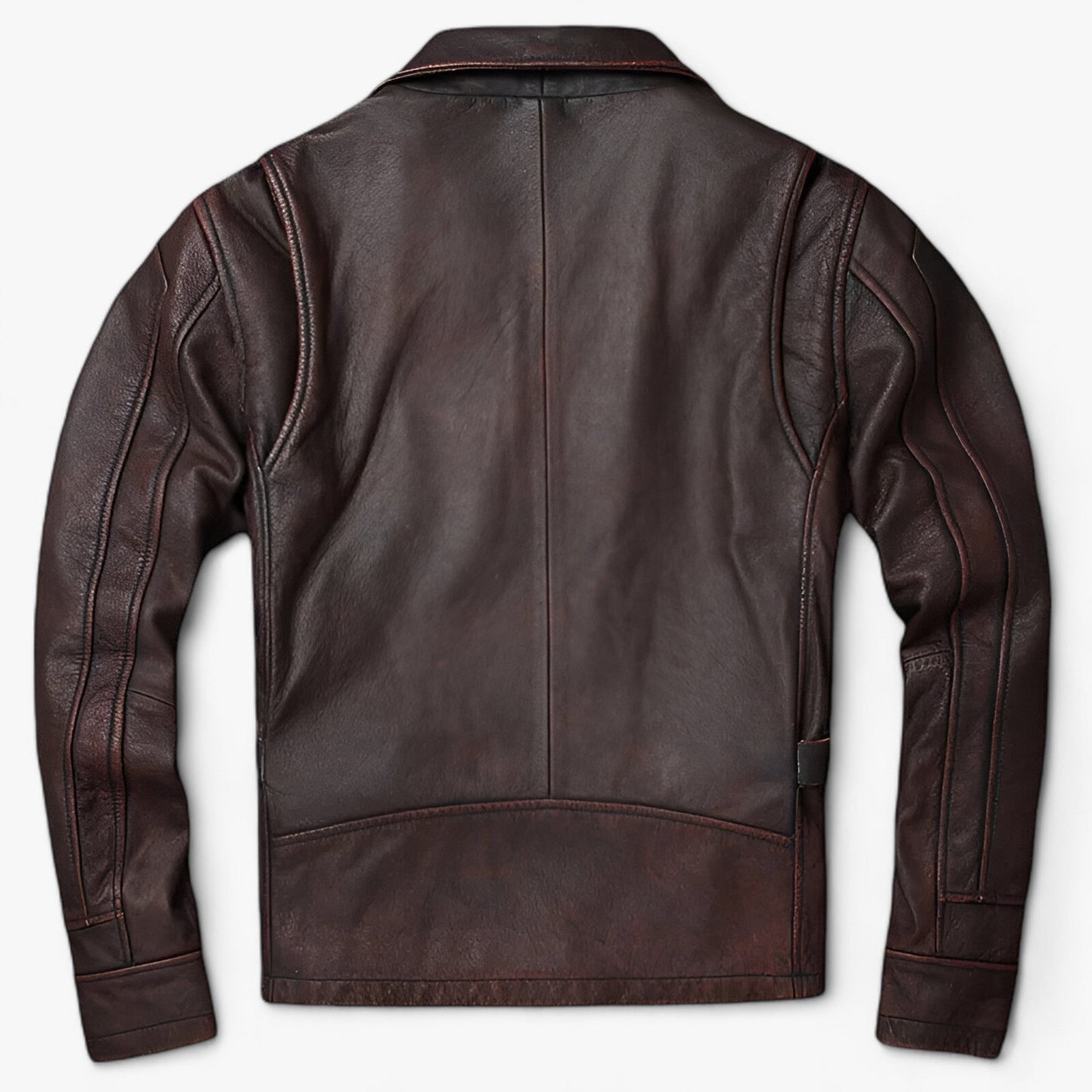Elarova | Herren Lederblouson - Vintage Biker Wärme