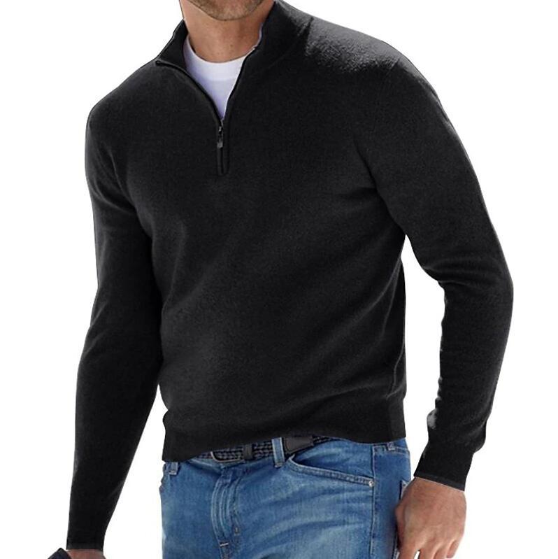 Herren Reißverschluss Pullover