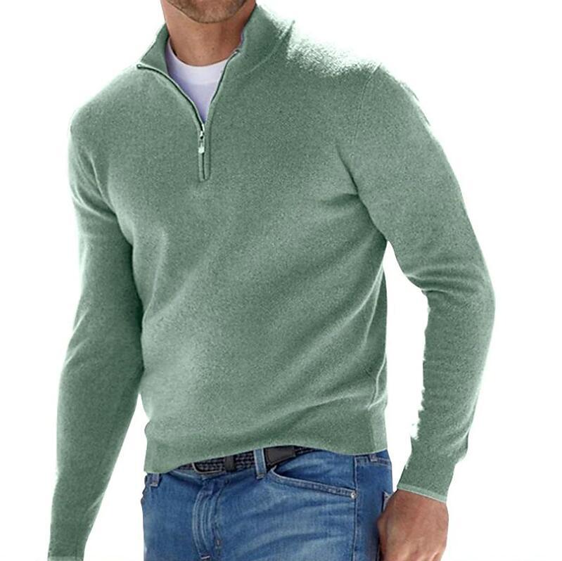 Herren Reißverschluss Pullover
