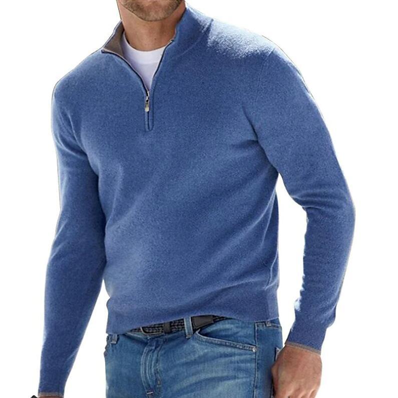 Herren Reißverschluss Pullover