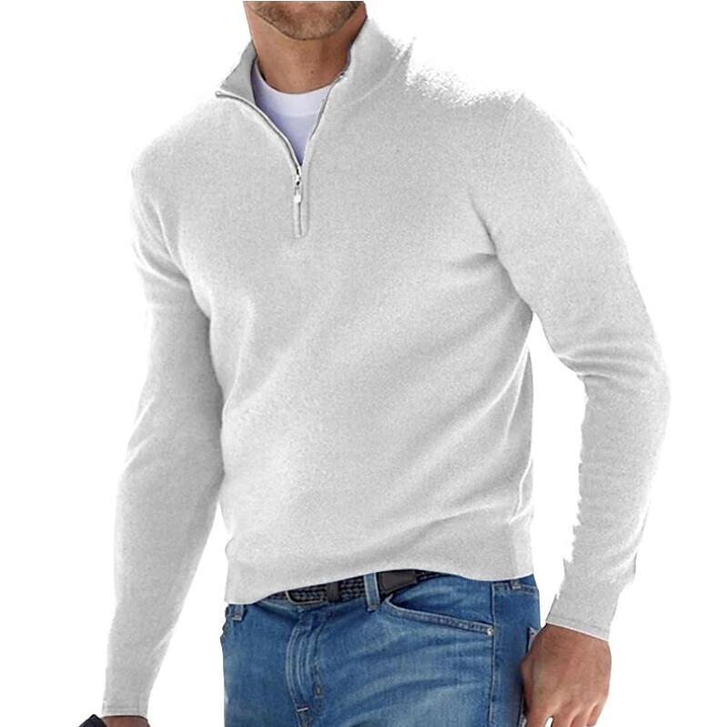 Herren Reißverschluss Pullover