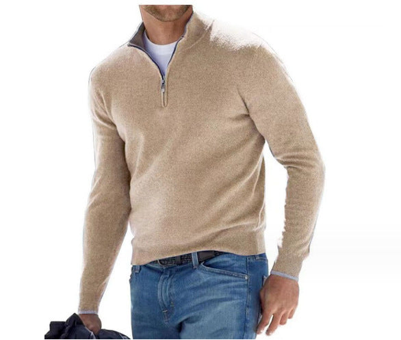 Herren Reißverschluss Pullover