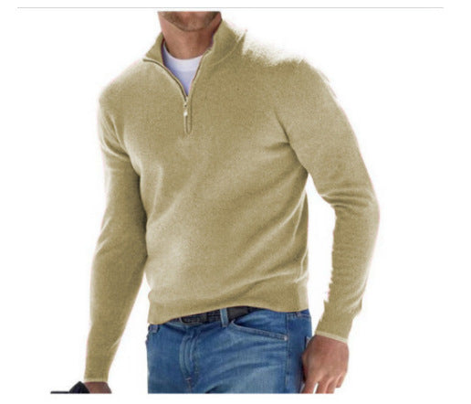 Herren Reißverschluss Pullover
