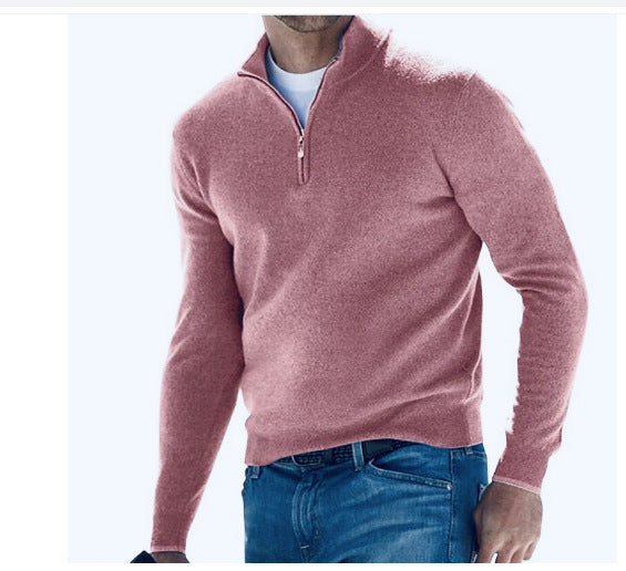 Herren Reißverschluss Pullover