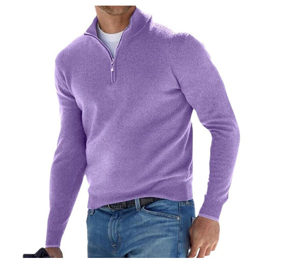 Herren Reißverschluss Pullover