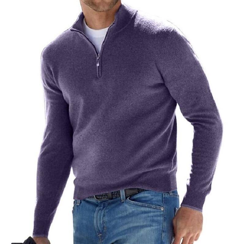 Herren Reißverschluss Pullover