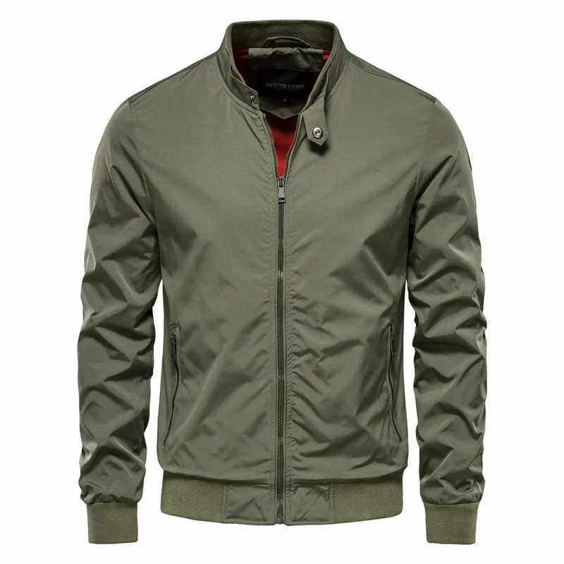 Elarova | Herren Stehkragen-Mid-Season-Jacke