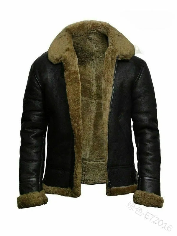 Elarova | Herren Winterjacke Anton mit Kunstpelz