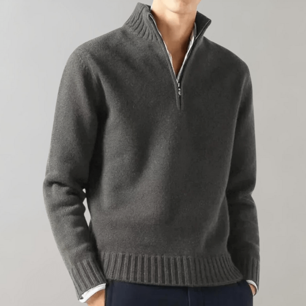 Herren Pullover mit Reißverschluss