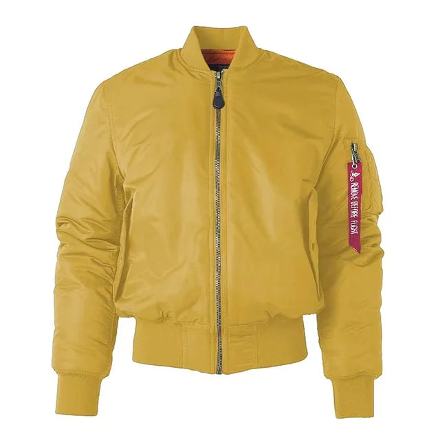 Hochwertige Azemar Bomberjacke mit Reißverschluss für Damen und Herren