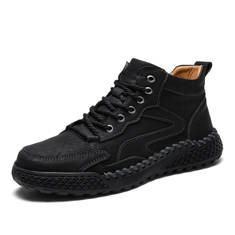 Hochwertige Leder Herren Wanderstiefel