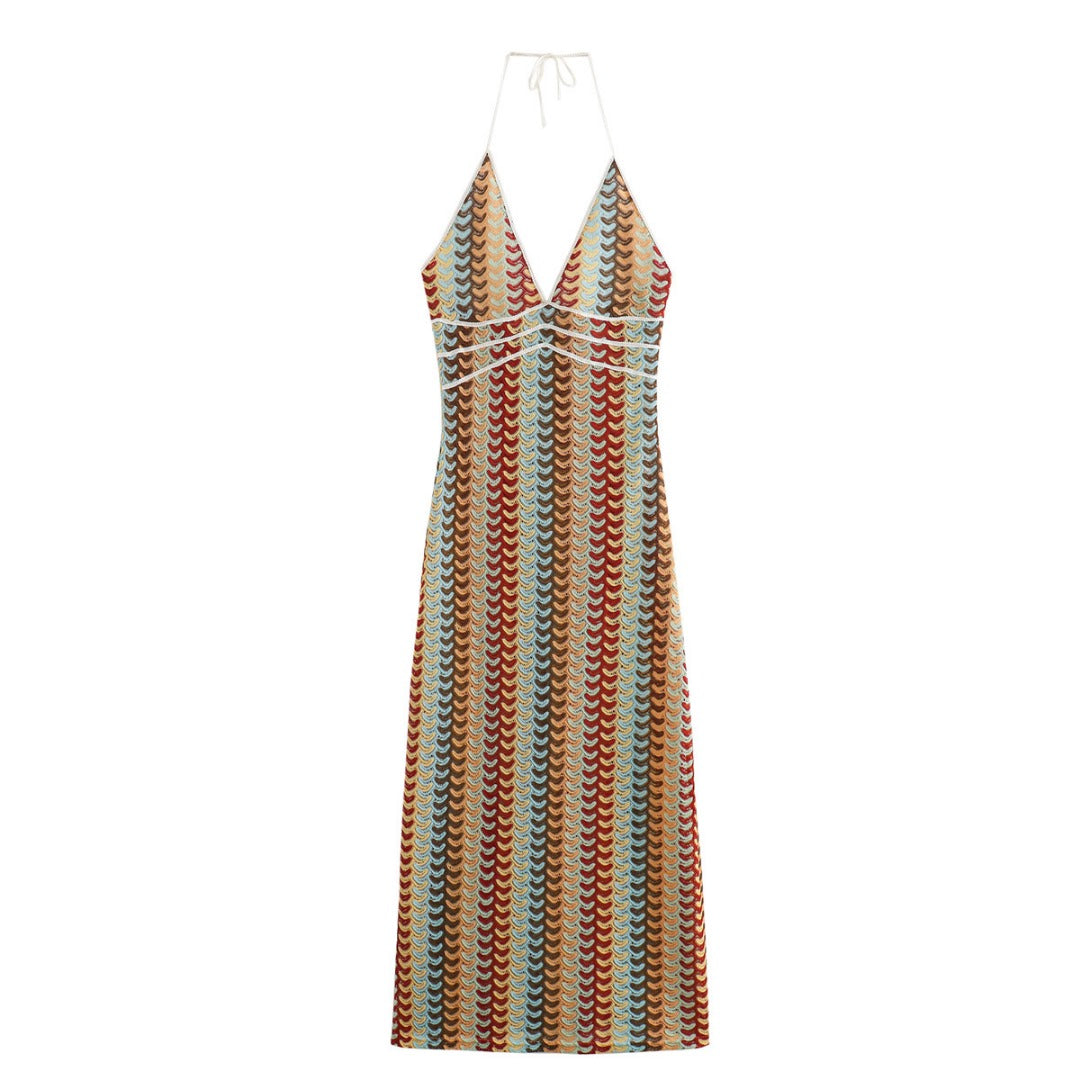 Vivian™ – Damen Sommerkleid Ärmellos mit V-Ausschnitt für Elegante Anlässe 5
